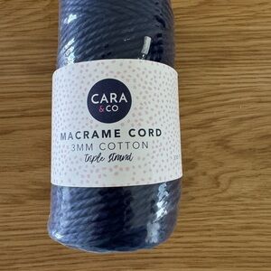 Cara & Co Macrame Cord Blue - NWOT